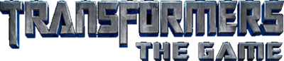 Transformers: The Game title screen for Wii
